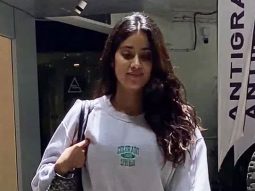Janhvi Kapoor gets clicked by paps outside her gym