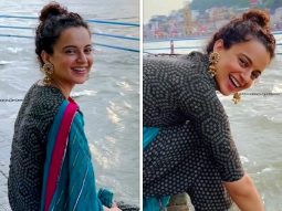 Kangana Ranaut embraces serenity; shares glimpses of her Haridwar trip