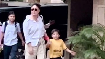 Kareena Kapoor Khan & son Taimur get papped returning home from a sporting session