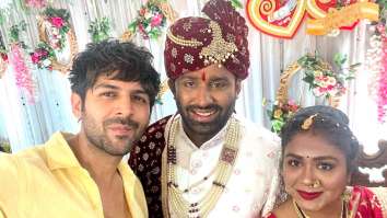 Kartik Aaryan attends his spot boy’s wedding, shares photos from the ceremony