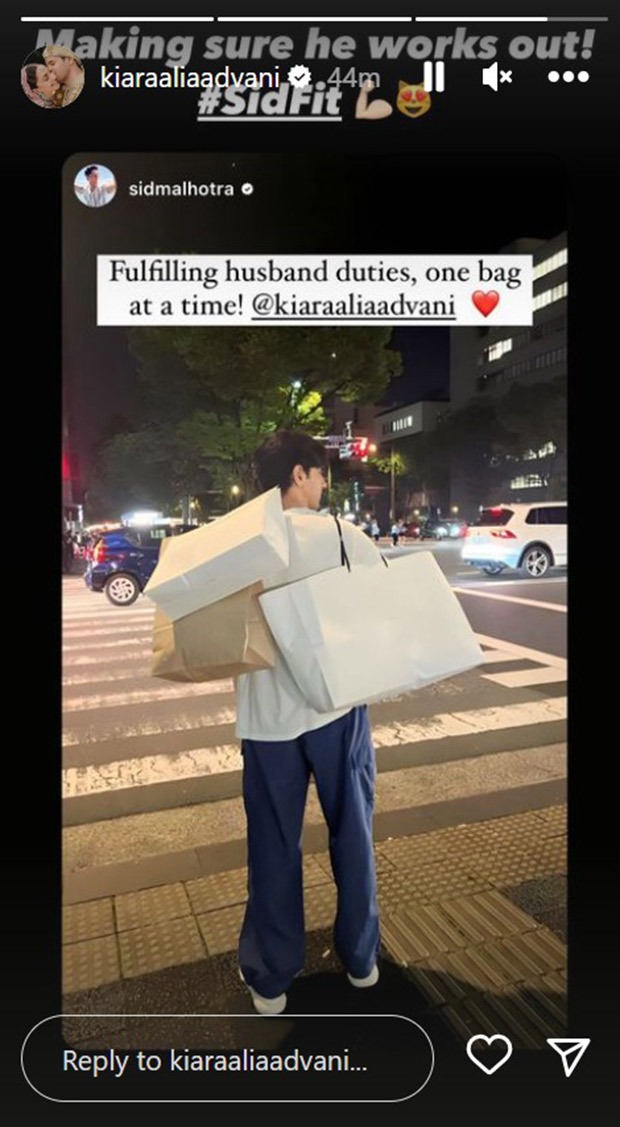 Sidharth Malhotra sets major husband goals as he carries Kiara Advani's shopping bags in Japan