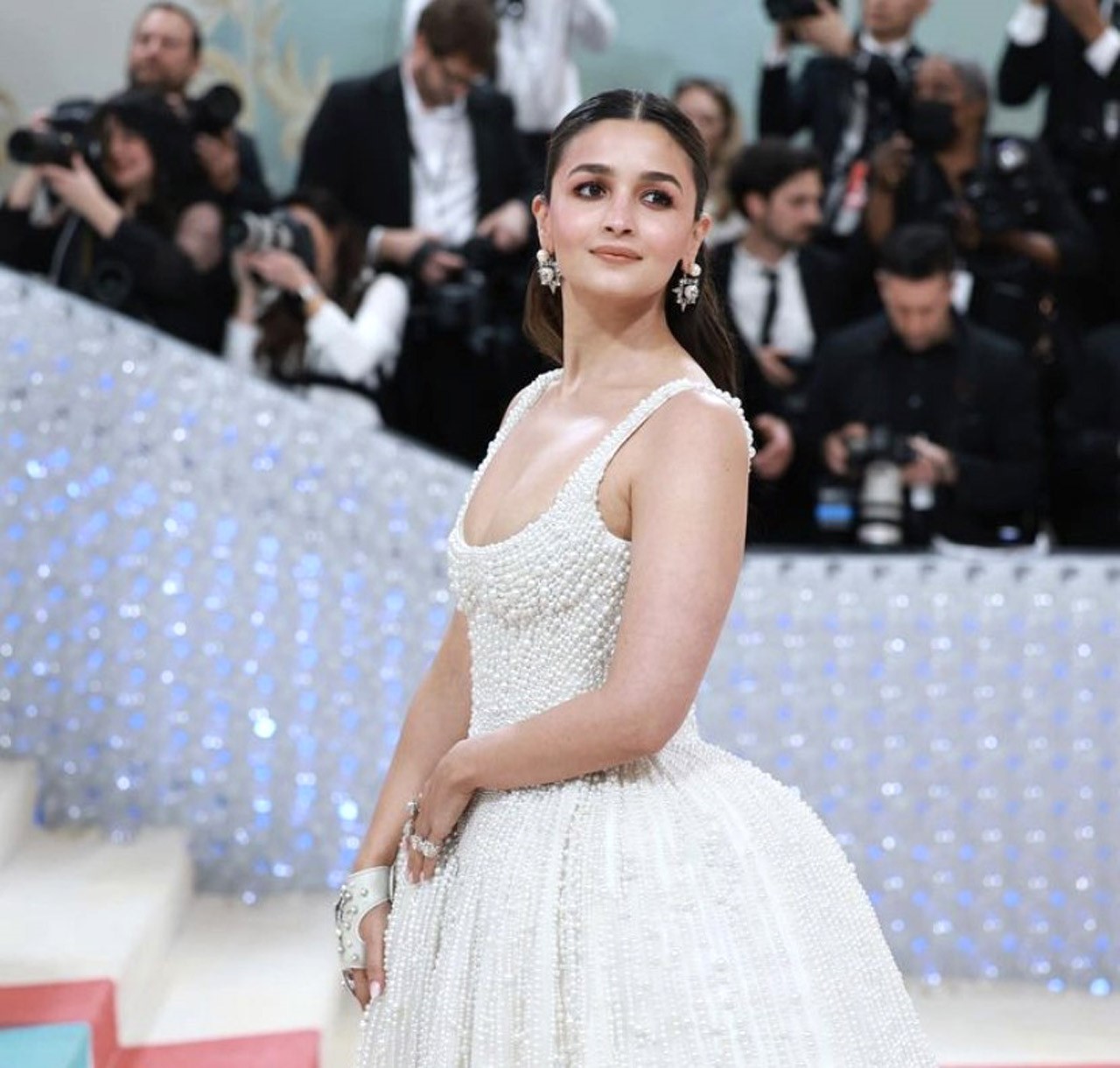 Met Gala 2023: Alia Bhatt is an angelic vision for the first time in Prabal Gurung's pearl-embellished gown