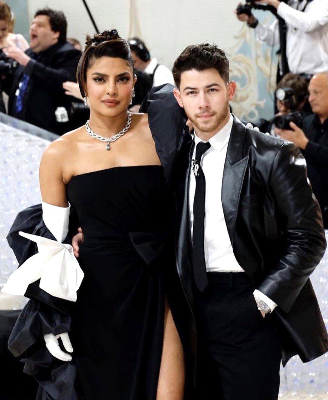 MET Gala 2023: Priyanka Chopra and Nick Jonas make a stunning couple in Karl Lagerfeld's signature monochrome palette, turn heads in Valentino