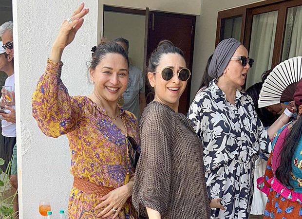 Madhuri Dixit and Karisma Kapoor dance together on ‘Balam Pichkari’; Kareena Kapoor Khan reacts