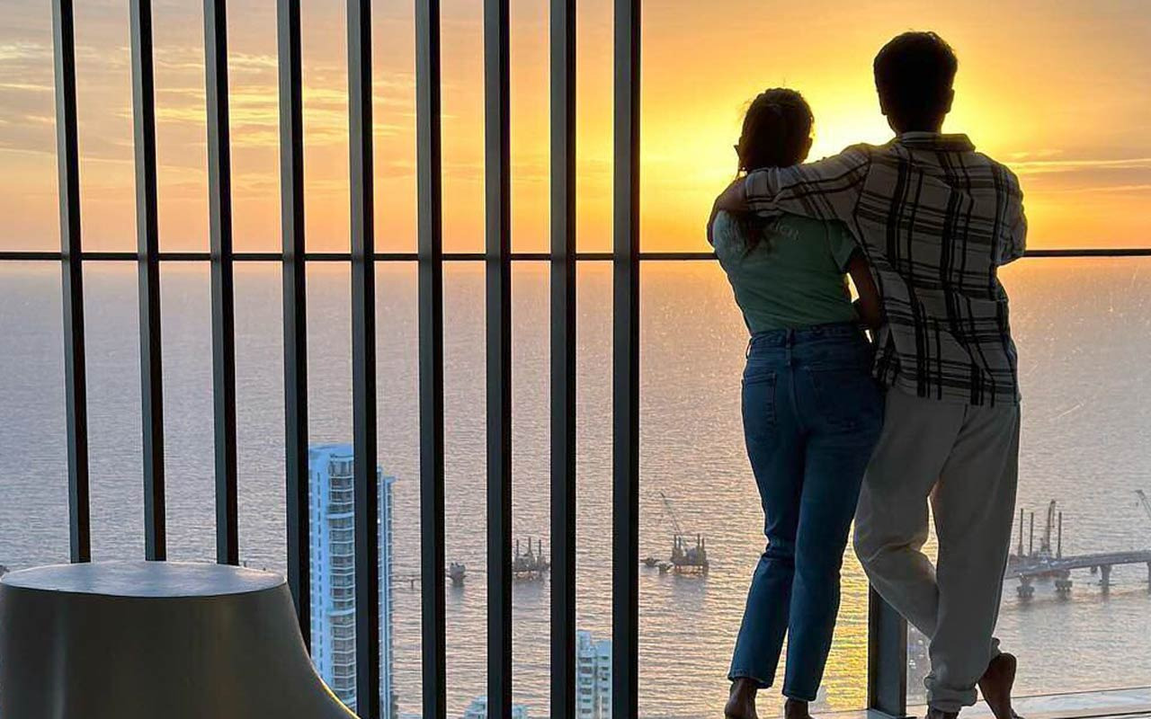 Shahid Kapoor and Mira Rajput Kapoor stun fans with a picturesque sunset photo; see post