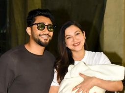 Mommy glow! Gauahar Khan and Zaid Darbar pose with their new born baby