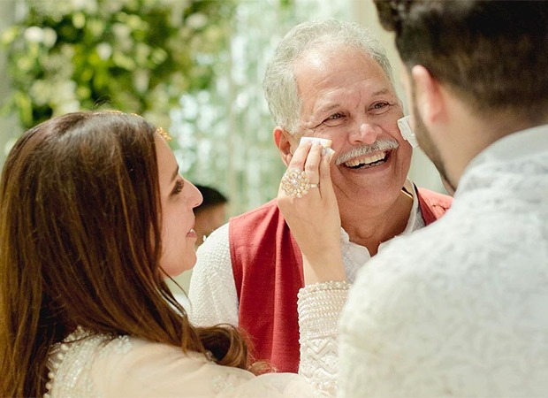 Parineeti Chopra comforts her emotional father at her engagement ceremony; see post