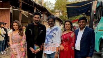 Photos: Cast of Chatrapathi snapped promoting their film