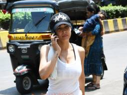 Photos: Malaika Arora and Kubbra Sait spotted outside Diva Yoga in Bandra