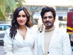 Photos: Nawazuddin Siddiqui and Neha Sharma snapped promoting their film Jogira Sara Ra Ra