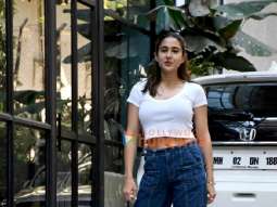 Photos: Sara Ali Khan and Vicky Kaushal snapped at Maddock office in Santacruz