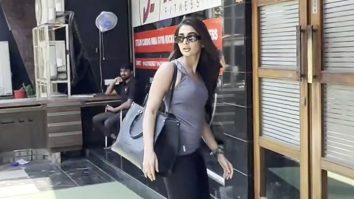 Pooja Hegde gets clicked by paps outside her gym