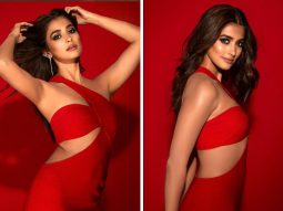Pooja Hegde’s red cut-out gown serves as evidence of her ultra-chic fashion choices