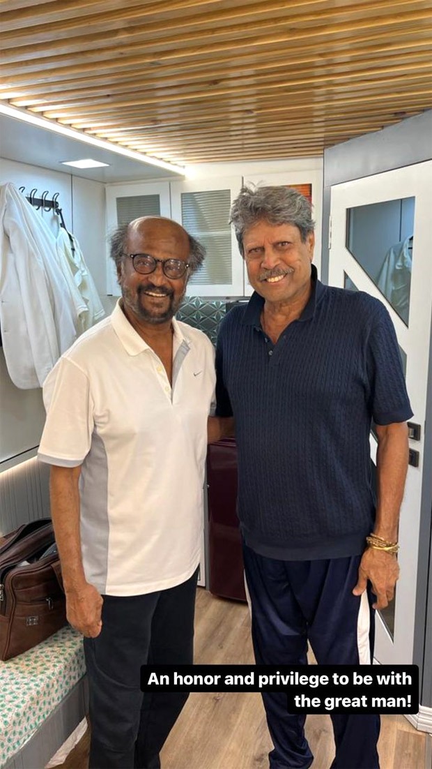 Rajinikanth shares about working with Kapil Dev for Lal Salaam; calls it ‘honor and privilege’ 