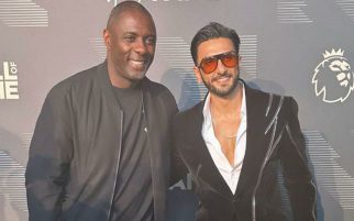Ranveer Singh meets Idris Elba in London; strikes a pose with football legends Rio Ferdinand, Petr Cech and Peter Schmeichel