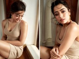 Rashmika Mandanna beats the summer heat in style with this beige knitted co-ord set