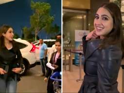 Sara Ali Khan is all smiles as she jets off for her Cannes 2023 debut, watch video