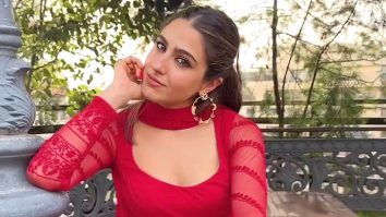 Sara Ali Khan looks gorgeous dressed in the colour of love!