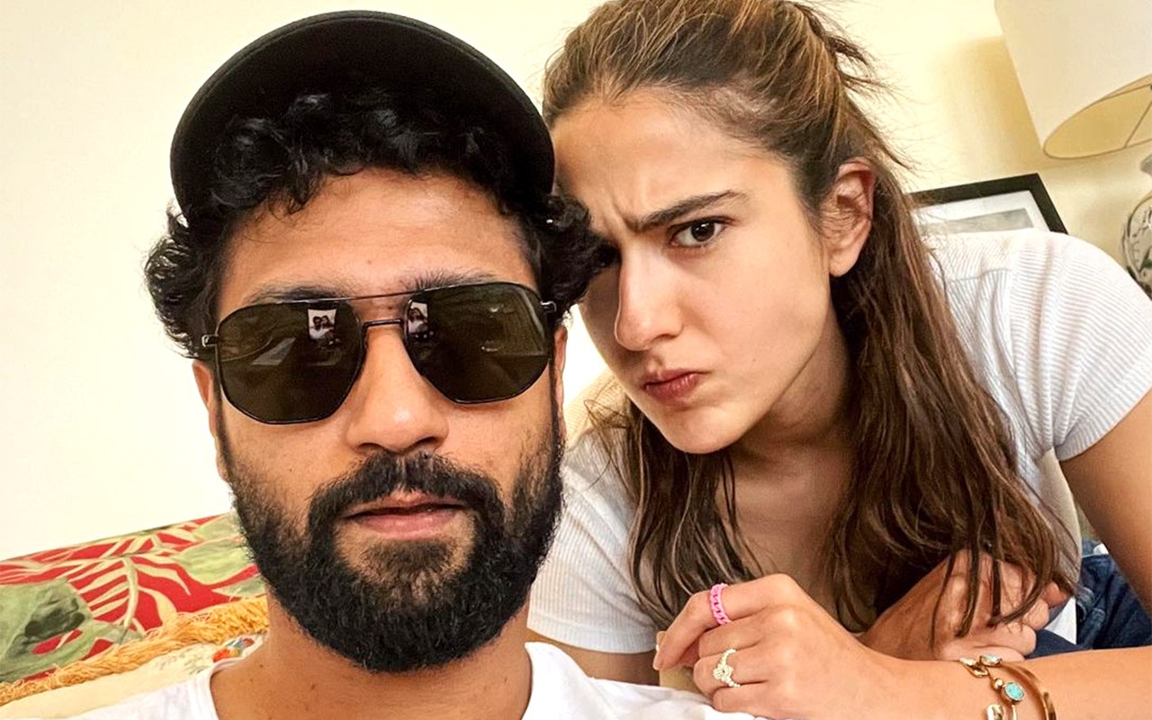 Vicky Kaushal and Sara Ali Khan spark fan interest with silly selfies ahead of movie trailer launch; see post