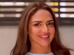 So cool! Esha Deol rocks the denim shorts paired with blue crop top
