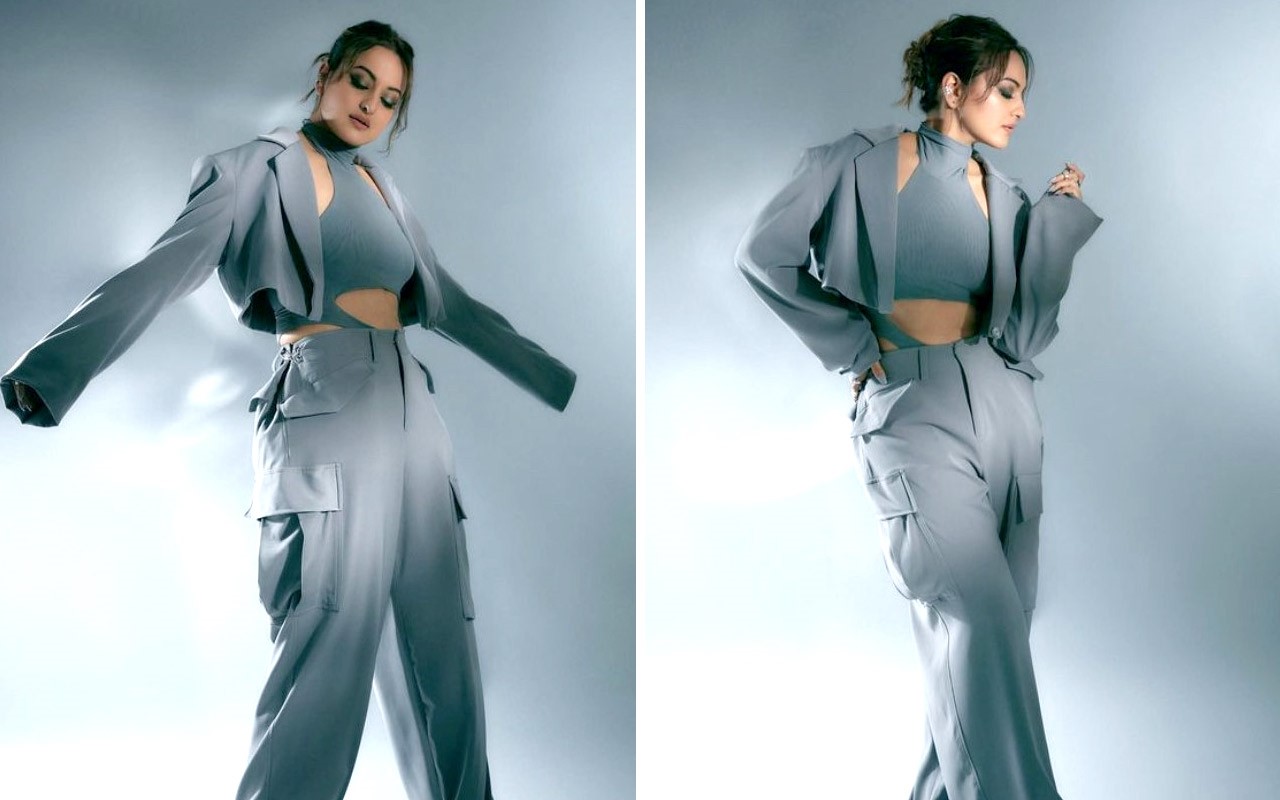 Sonakshi Sinha Fingering Her Pusy Video - Sonakshi Sinha slays in shades of grey, setting the fashion bar high for  the promotions of her upcoming web series Dahaad : Bollywood News -  Bollywood Hungama