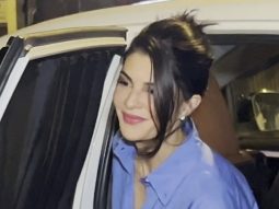 Such a sweet gesture! Jacqueline Fernandez meets an old lady outside Mizu