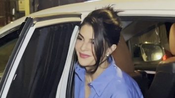 Such a sweet gesture! Jacqueline Fernandez meets an old lady outside Mizu