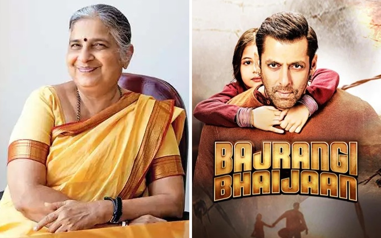 Sudha Murty reveals why Salman Khan was the perfect choice for Bajrangi Bhaijaan; says, “Only Salman Khan can bring the innocence of a child on the screen”