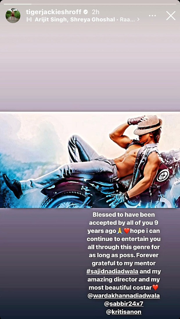 9 years of Heropanti: Tiger Shroff expresses gratitude towards fans; says, “Blessed to have been accepted by all of you”