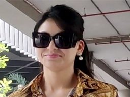 Urvashi Rautela flashes her million dollar smile at the airport