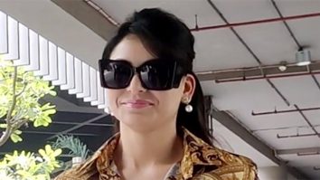 Urvashi Rautela flashes her million dollar smile at the airport