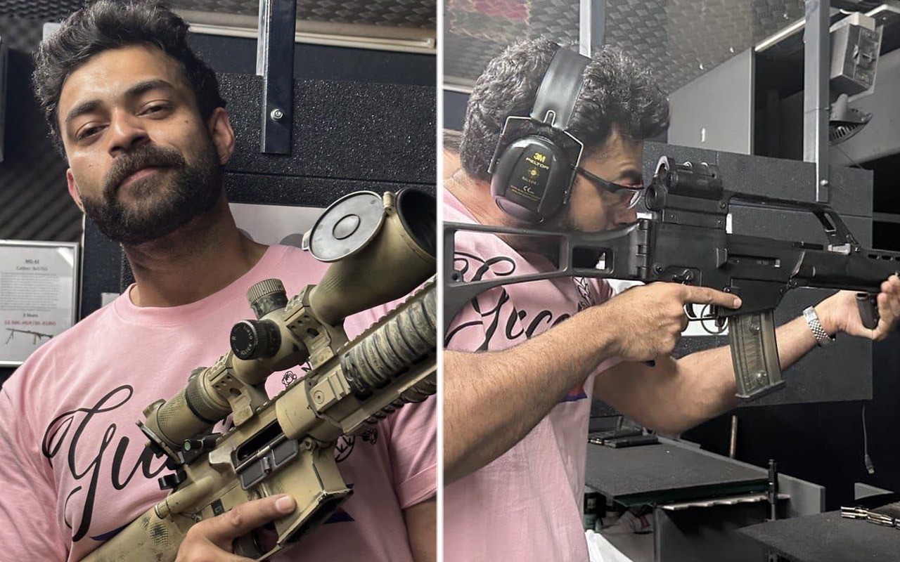 Varun Tej learns all about guns for his action-packed role in Gandeevadhari Arjuna