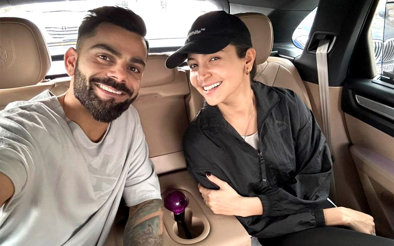 Virat Kohli and Anushka Sharma are all smiles during their outing in Delhi; see picture