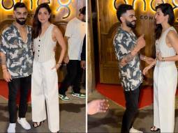Anushka Sharma and Virat Kohli snapped on a romantic dinner date at their Mumbai restaurant