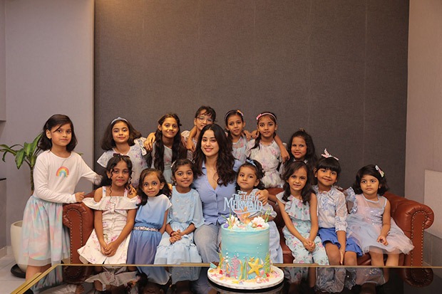 The Little Mermaid: Janhvi Kapoor celebrates Halle Bailey's movie with young girls, says, "I cannot wait to watch the film and relive my childhood"
