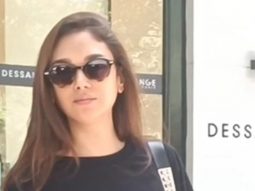 Aditi Rao Hydari sports a black top with baggy jeans as she steps out in the city