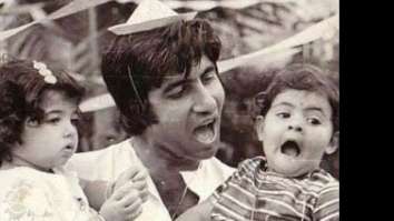 Amitabh Bachchan drops a priceless throwback picture featuring Twinkle Khanna and Shweta Bachchan