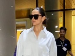 Classy Aiport Look, Deepika Padukone stuns in all-white!