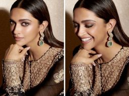 Deepika Padukone casts a bewitching spell in her black anarkali at Karan Deol and Disha Acharya’s wedding reception