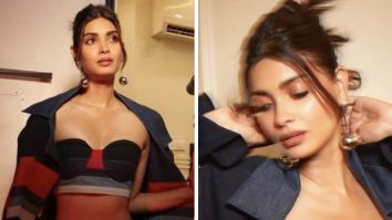 Diana Penty looks too cool for summer in three-piece denim outfit