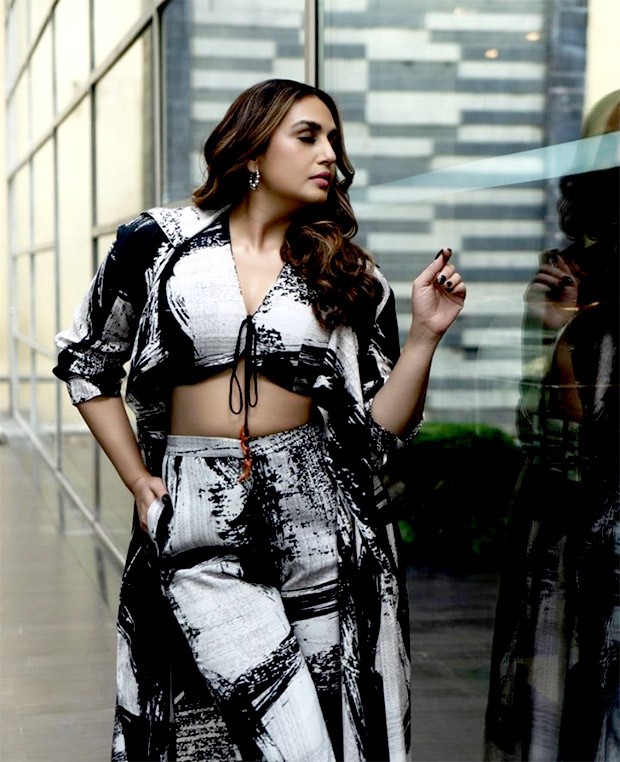 Huma Qureshi sets fashion goals in three-piece monochrome co-ord set ...
