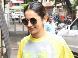 Rakul Preet Singh gets clicked at a salon in the city
