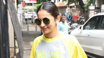 Rakul Preet Singh gets clicked at a salon in the city