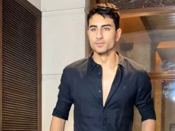 Ibrahim Ali Khan looks the hottest in a black shirt at Karan Mehta’s birthday