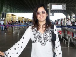 Isn’t she the cutest! Shirley Setia at the airport