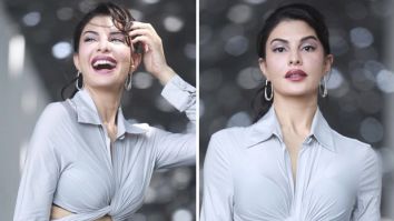 Jacqueline Fernandez looks effortlessly chic in shades of grey, serving style goals for lunch date