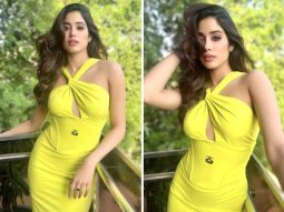Janhvi Kapoor amps up her summer style quotient in a chic lemon cut-out gown