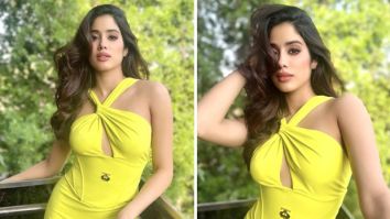 Janhvi Kapoor amps up her summer style quotient in a chic lemon cut-out gown