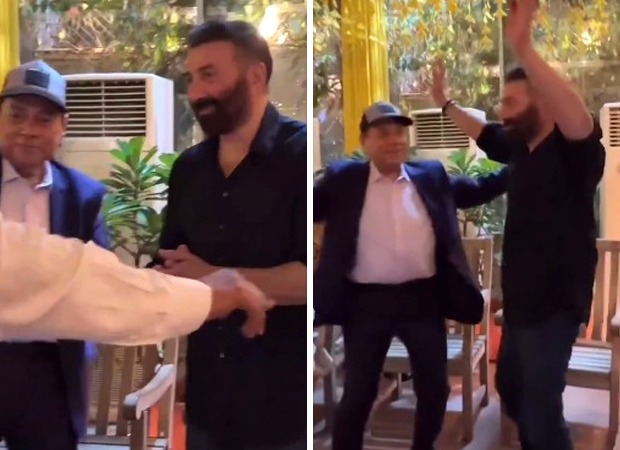 Sunny Deol and his uncle Vijay Dhanoa groove on 'Morni Banke' at Karan Deol’s pre-wedding festivities