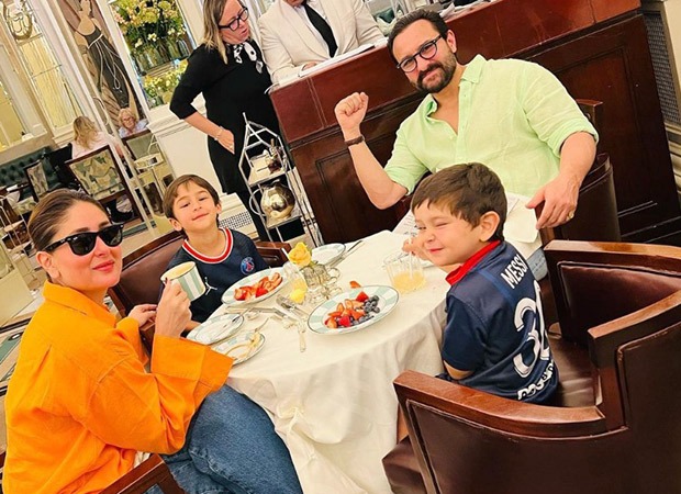 Kareena Kapoor's picture-perfect moment; enjoying a colourful breakfast with Saif, Taimur, and Jeh on London vacation